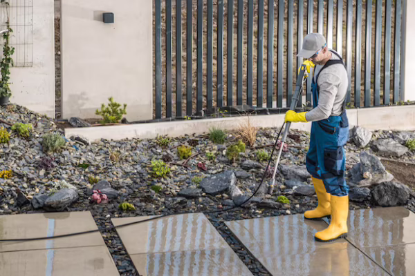 Patio cleaning